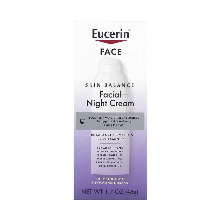 Eucerin Balancing Night Facial Cream - 48 Gm