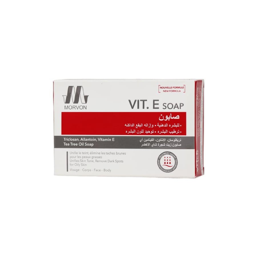 Morvon Vitamin E Soap for Oily Skin - 125 gm