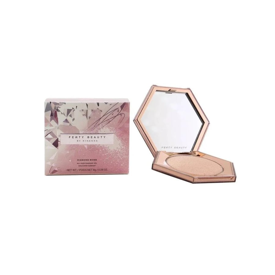 Fenty Beauty Diamond Bomb Rose Rave Highlighter - 8 Gm
