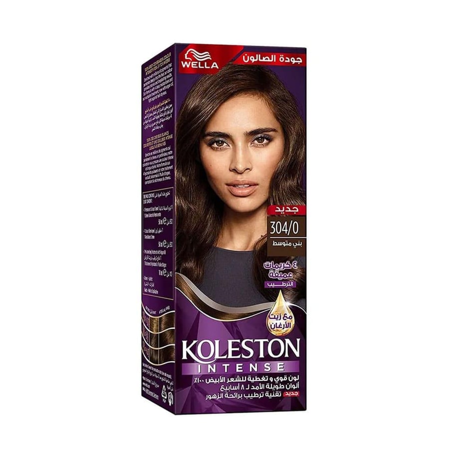 Wella Koleston Intense Hair Color - Medium Brown 304/0