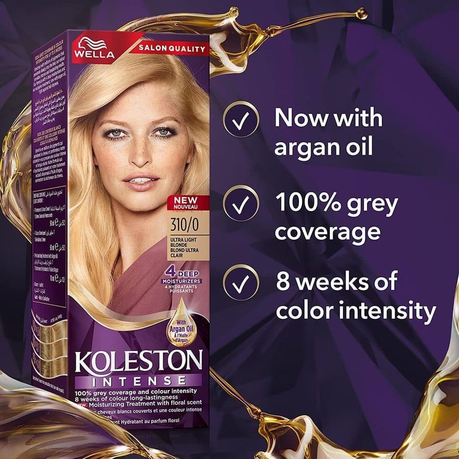 Wella Koleston Intense Hair Color - Very Light Blonde 310/0