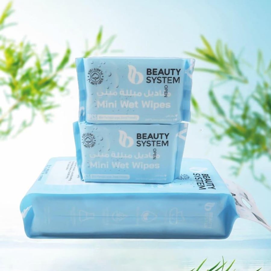 Beauty System Mini Wet Wipes - 48 Wipes
