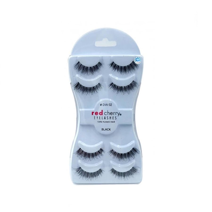Red Cherry Eyelash Set DW 02 Black - 4 Pairs