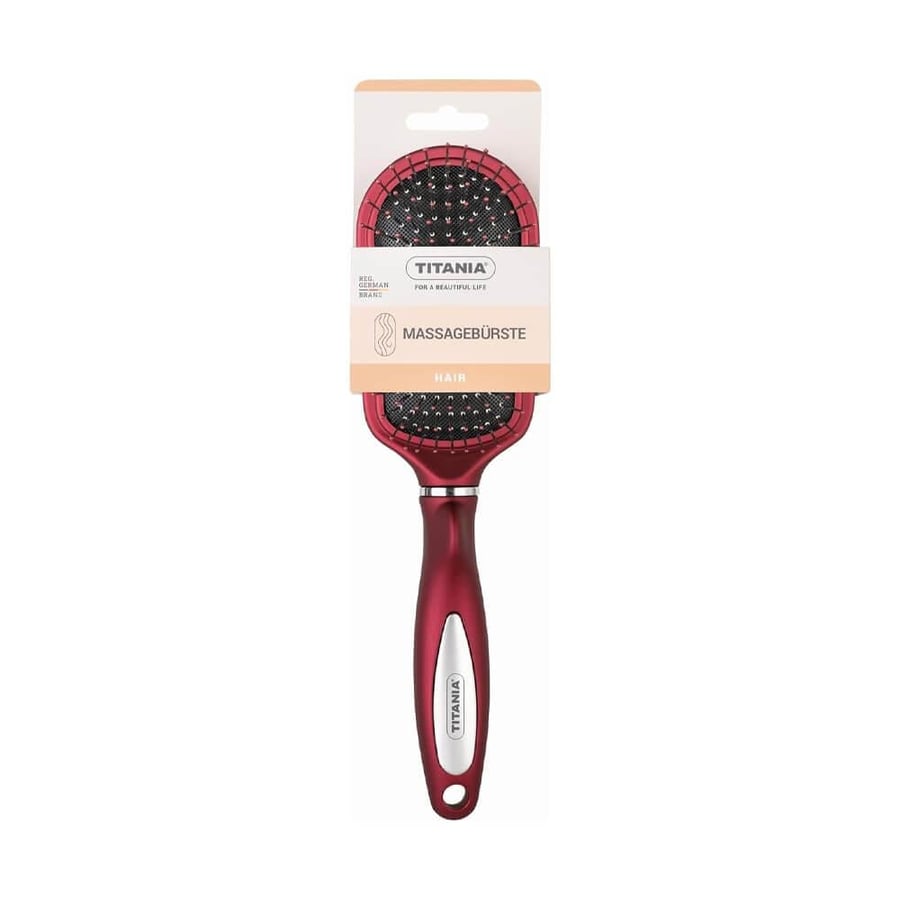 Titania Hairbrush No. 1650, Dark Red