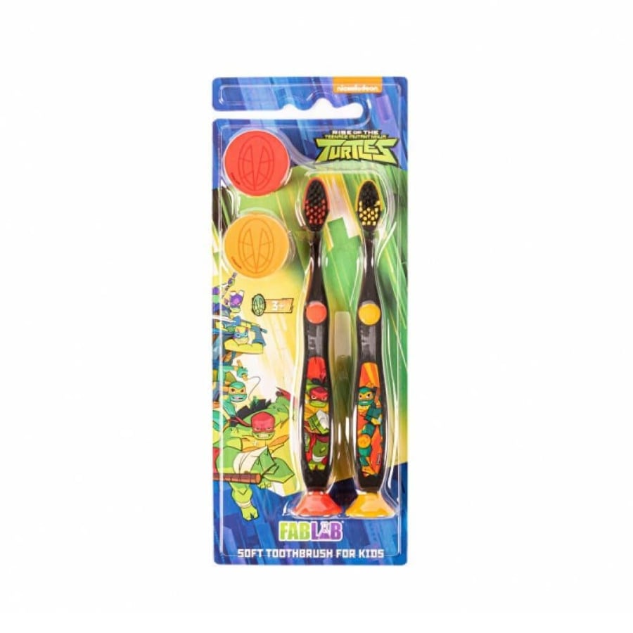 Nickelodeon Teenage Mutant Ninja Turtles Soft Toothbrush for Kids 2*1 - Multi Color