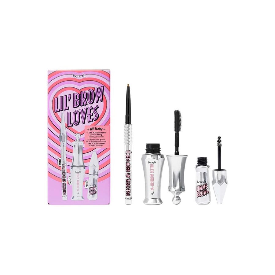 Benefit Lil' Brow Loves Eyebrow Pencil and Gel Natural Deep Brown 4.5