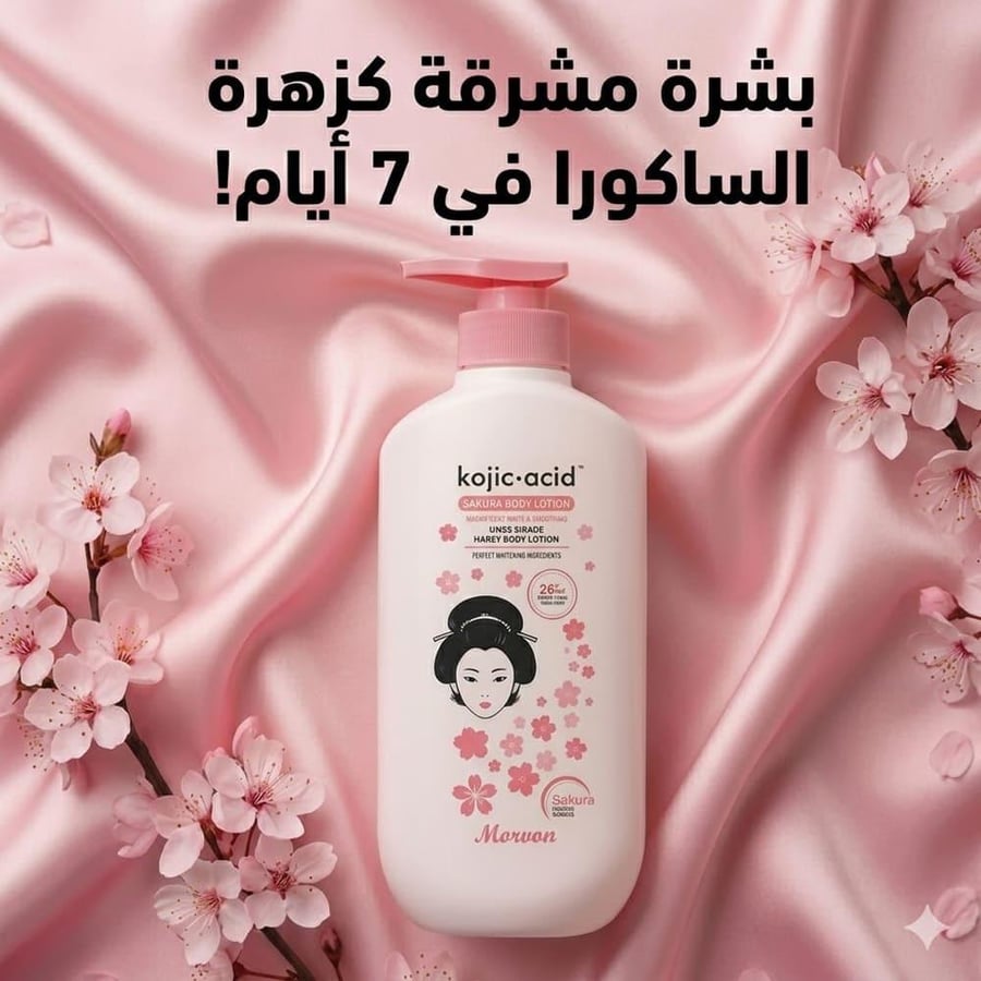 مورفون كوجيك.اسيد لوشن بزهرة الساكورا - 500 مل