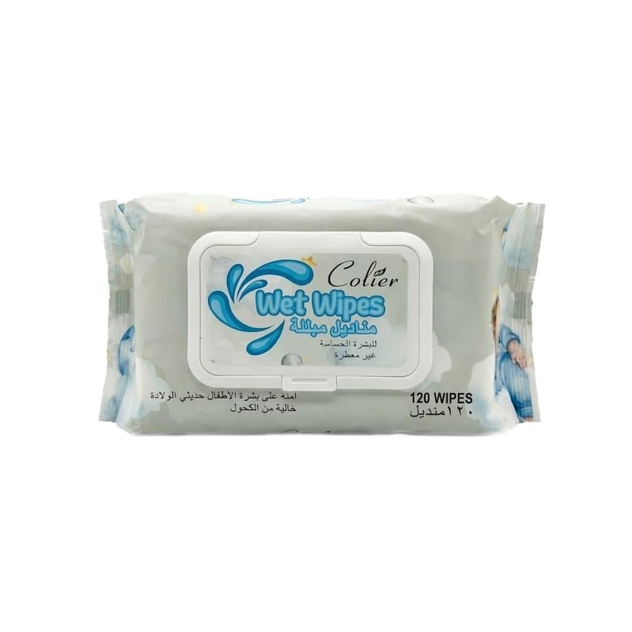 Colier Baby Wipes - 120 Wipes