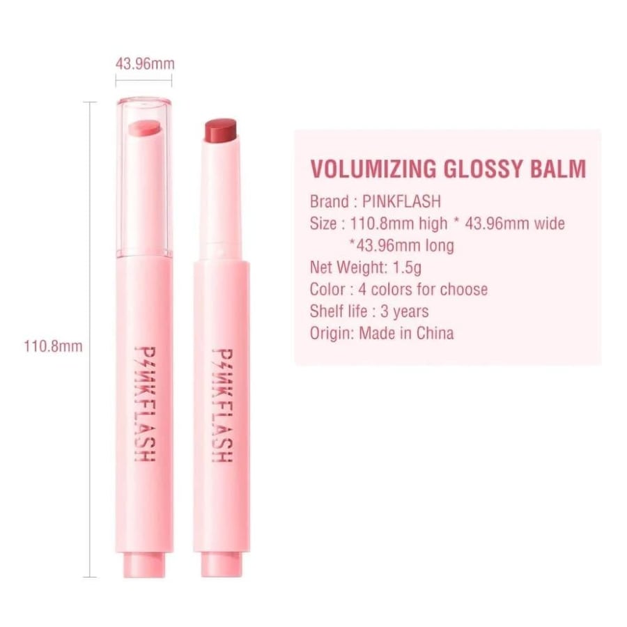 Pink Flash Lip Gloss & Moisturizing Balm NU01