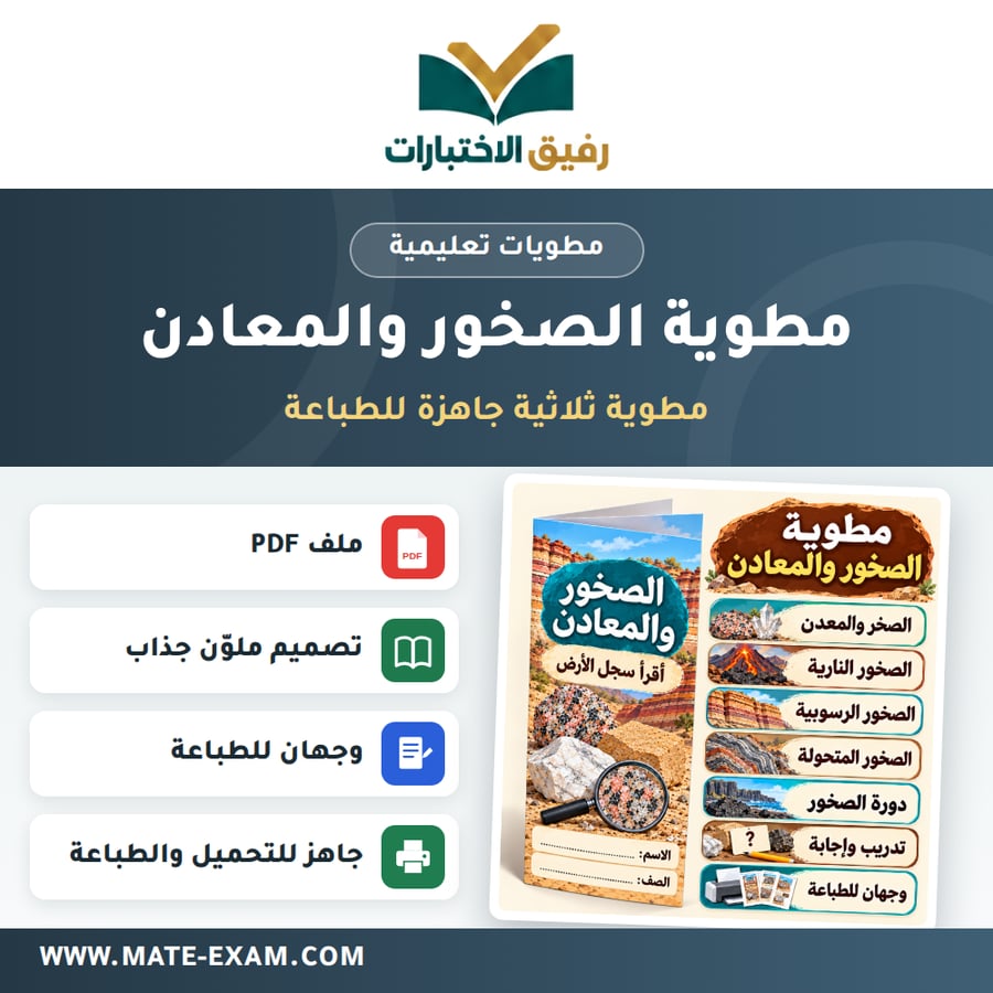 مطوية الصخور والمعادن