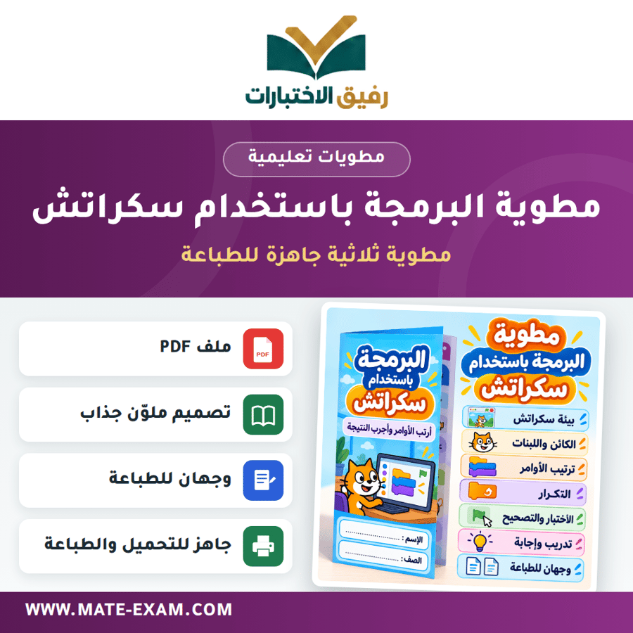 مطوية البرمجة باستخدام سكراتش
