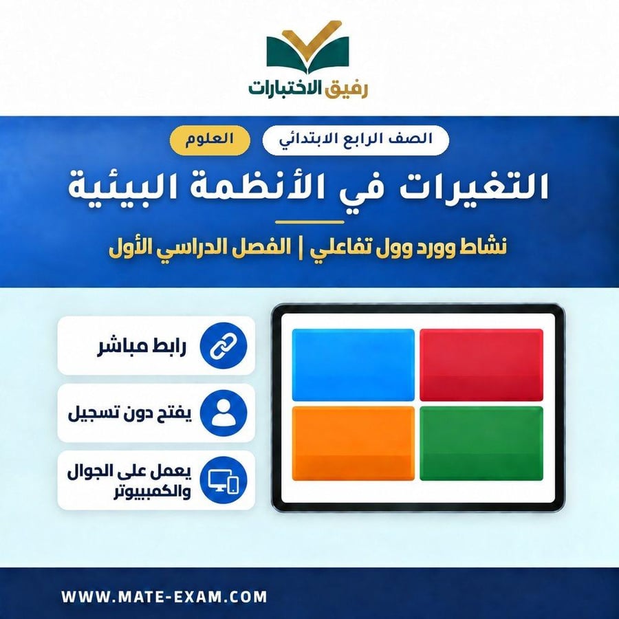 نشاط وورد وول التغيرات في الأنظمة البيئية