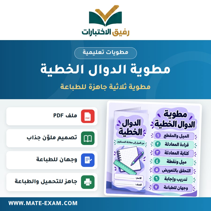 مطوية الدوال الخطية
