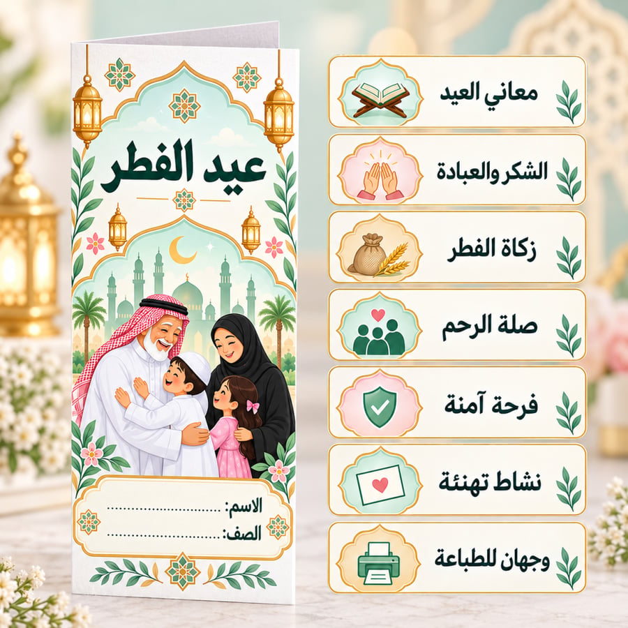 مطوية عيد الفطر