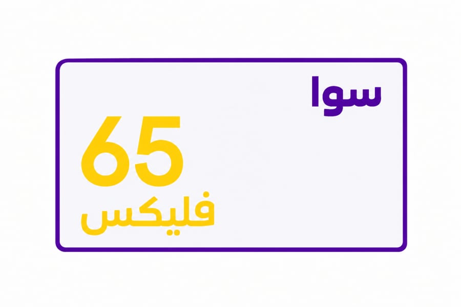 باقة سوا فليكس 65 - تقسيط