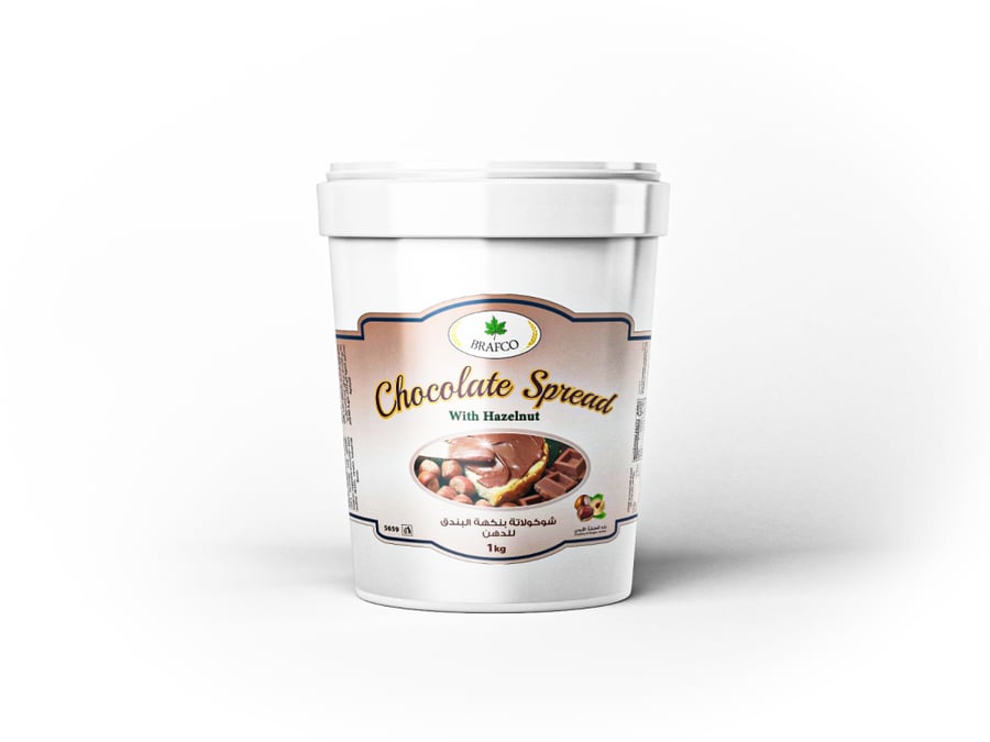 حشوة شوكولاته نوتيلا برافكو 1 كجم Brafco Nutella Chocolate Spread