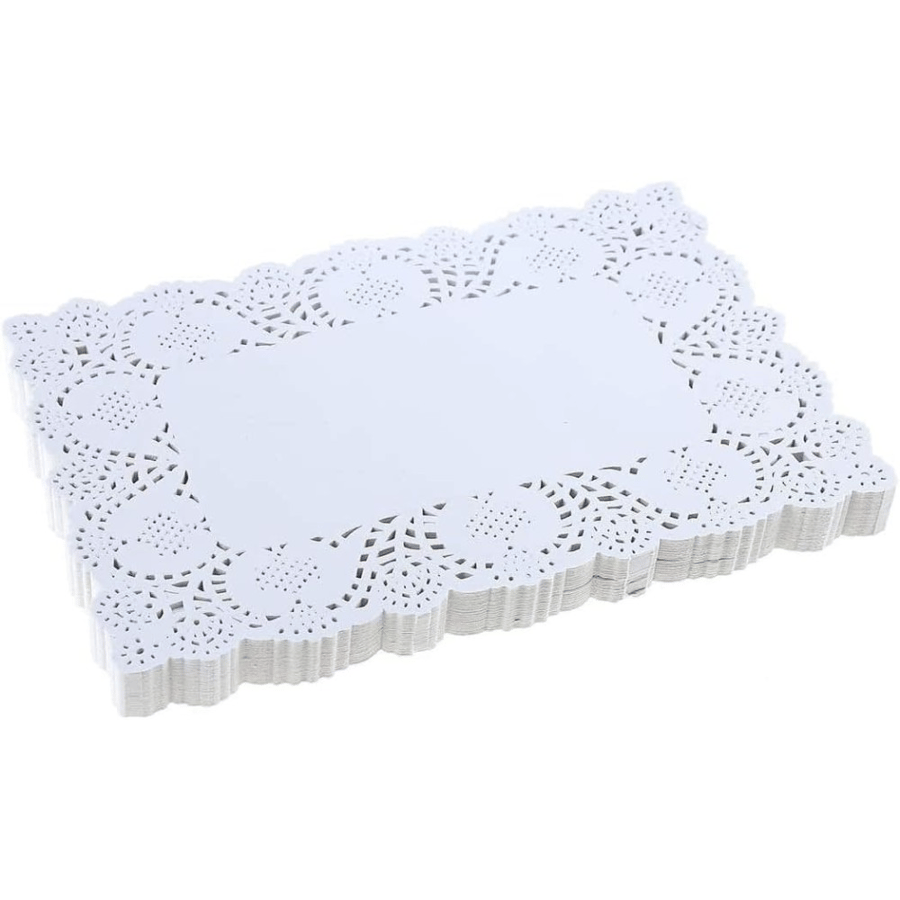 Rectangle Paper Doilies Lace