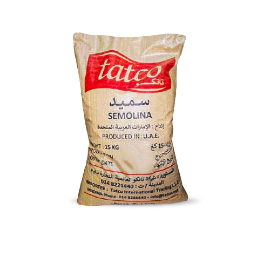سميد ناعم تاتكو دبي 15 كيلو Tatco Dubai Fine Semolina