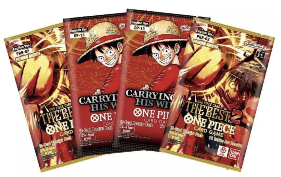 علبة One Piece Card Game Illustration Box Vol. 5 (IB-05) – 4 باكات + بطاقات ترويجية حصرية Ace & Sabo