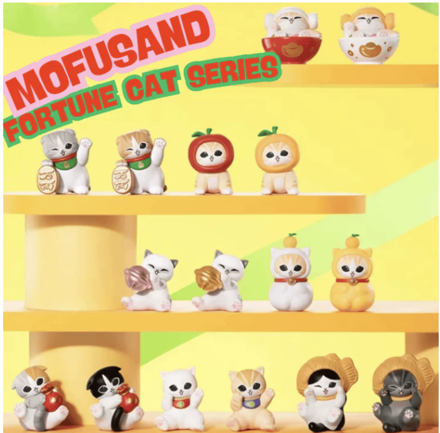 موفوساند – مجسمات Fortune Cat المصغرة (بلايند بوكس)