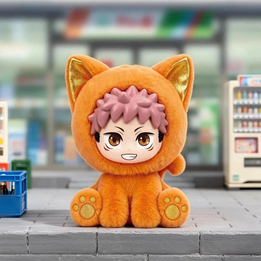 Jujutsu Kaisen Sitting Cat Party Plush Blind Box