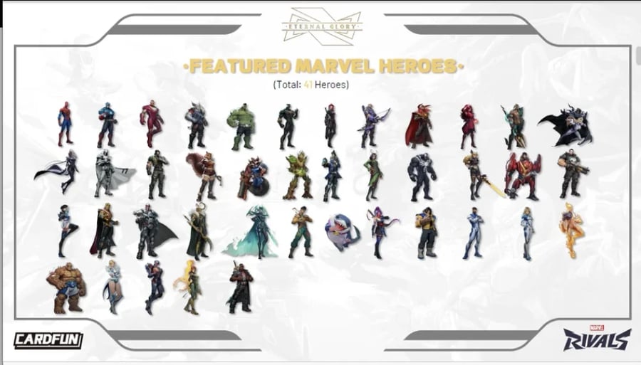 Marvel Rivals Eternal Glory Hobby Box / صندوق هواة Marvel Rivals Eternal Glory