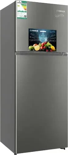 ثلاجة فيشر فضي انفرتر 11.3قدم.FISHER FR-FIH400CSW REF 11.3CU