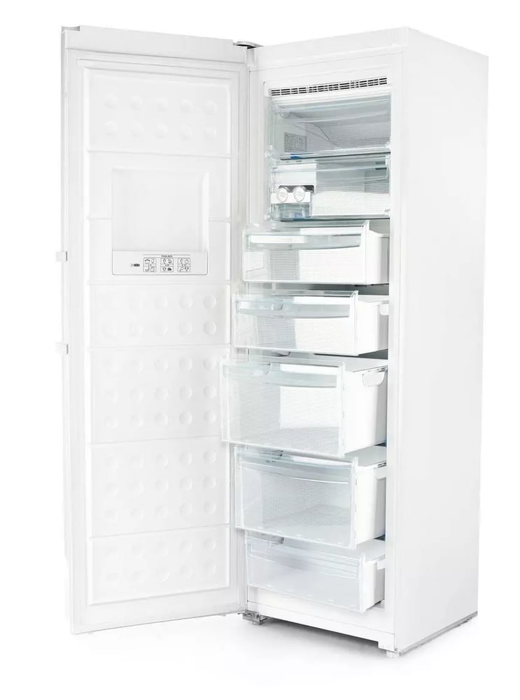 Haier vertical freezer 9.39 feet white inverter. HAIER HVF-300WW-2
