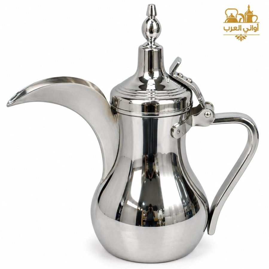 دلة القهوة العربية الرسلان أستيل فضي
