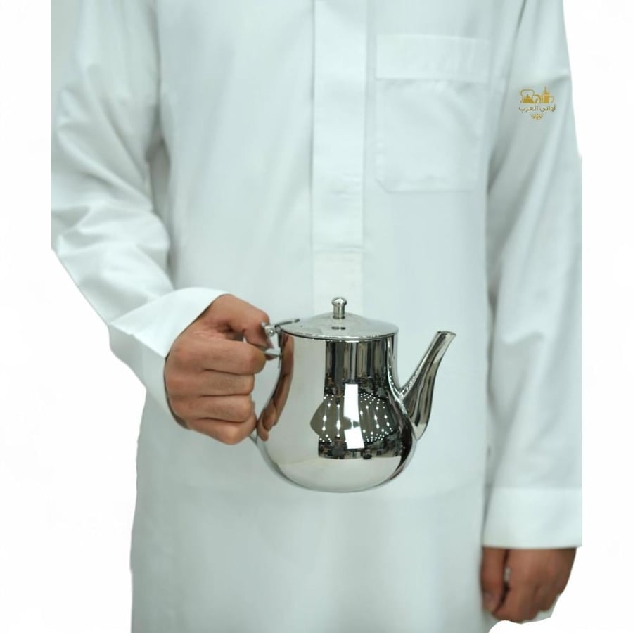 Steel pitcher with handle 18/8