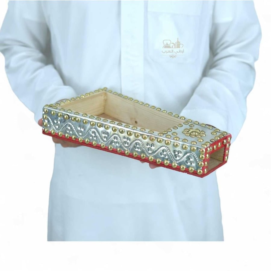 مبراد ملبس فضي حائلي ممتاز