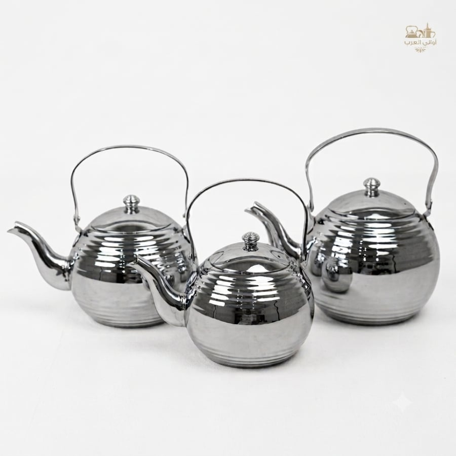 أباريق العساف الفضية المخططة – صناعة إندونيسية