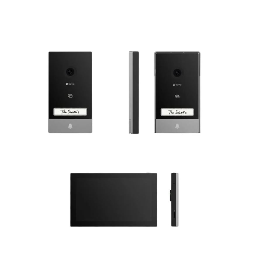 Intercom two bells ezviz hp7 2k resolution with 2 screen