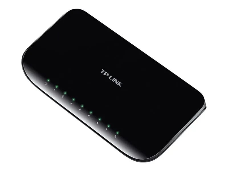 TP–LINK 8 PORT GIGABIT D.TOP SWITCH TL–SG1008D