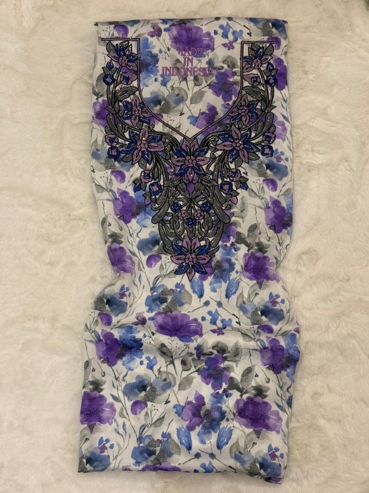 Children's fabric, silk embroidery, and rhinestones