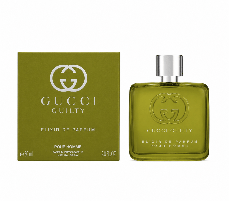 عطر قوتشي قيلتي إليكسير دي بارفيوم للرجال 60 مل Gucci Guilty Elixir de Parfum Pour Homme 60ml