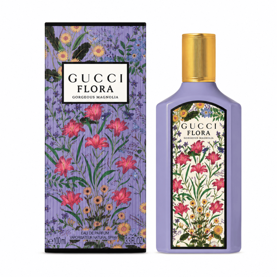 عطر غوتشي فلورا جورجيوس ماغنوليا للنساء - أو دو بارفيوم 100 مل Gucci Flora Gorgeous Magnolia Eau de Parfum for Women 100ml