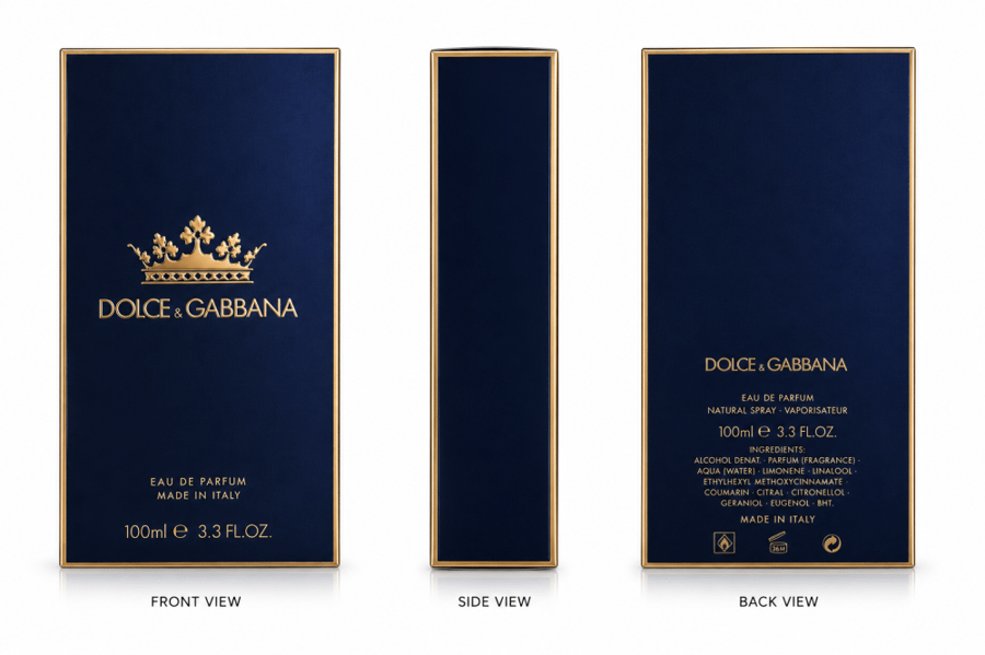 عطر دولتشي آند غابانا أو دو بارفيوم 100 مل – تصميم أزرق فاخر