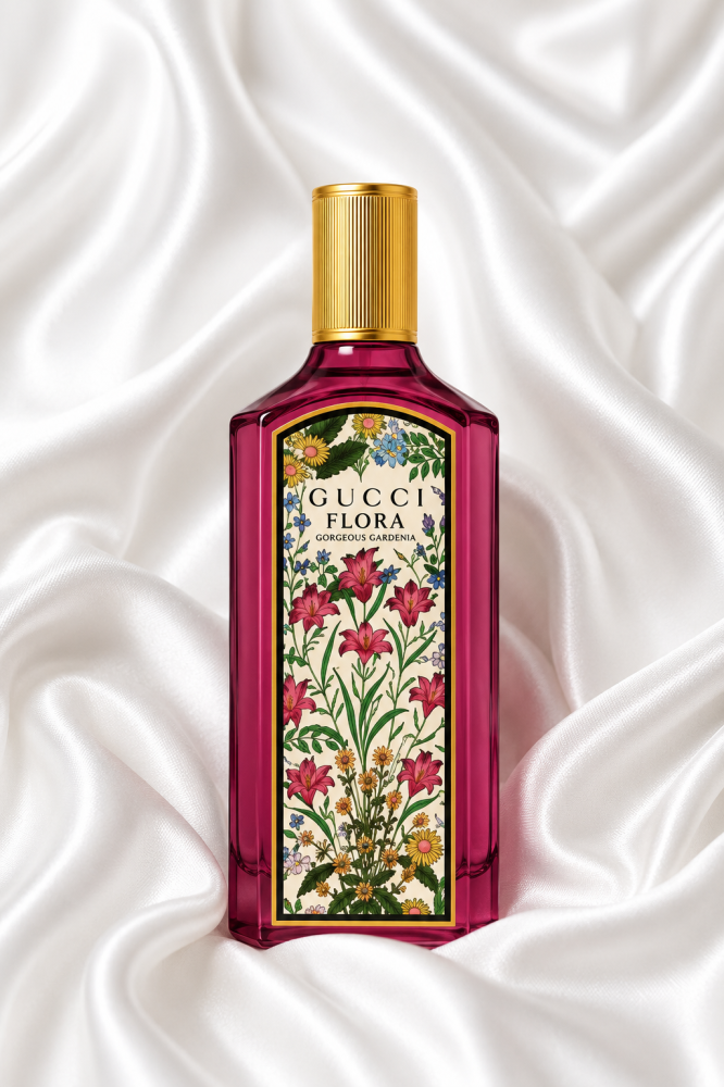 عطر غوتشي فلورا جورجيوس غاردينيا إنتنس للنساء - أو دو بارفيوم إنتنس 100 مل Gucci Flora Gorgeous Gardenia Intense Eau de Parfum for Women 100ml