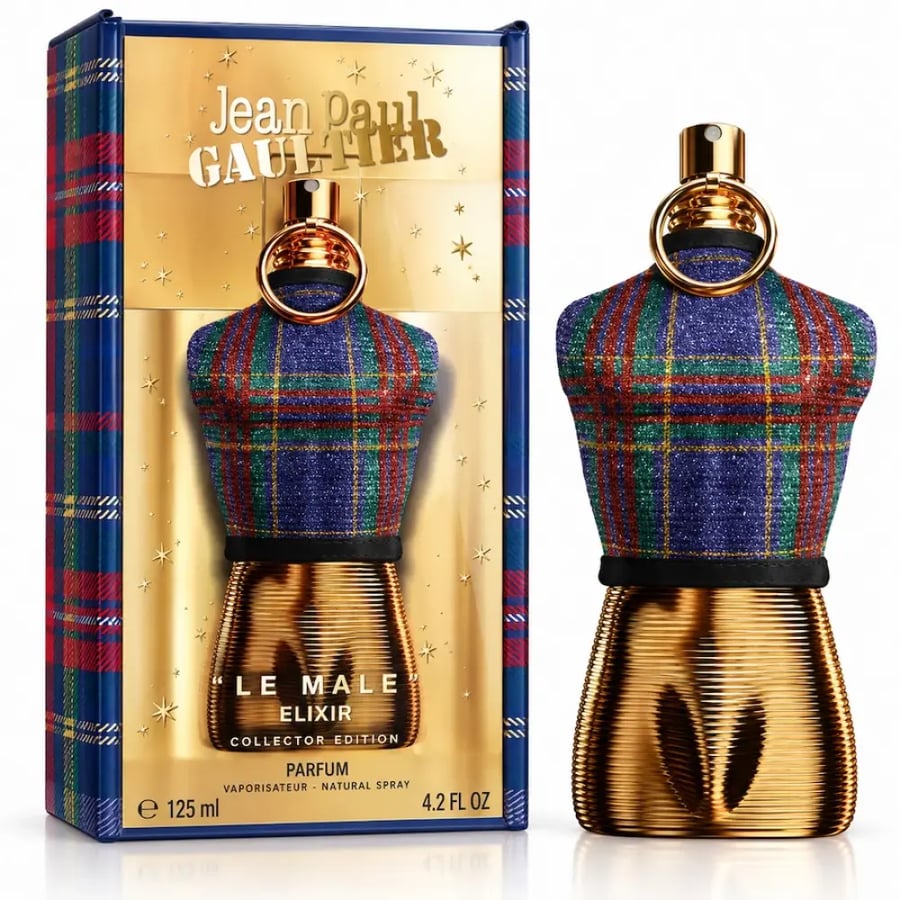 عطر جان بول غوتييه لو مال إليكسير كوليكتور إديشن للرجال بارفان 125 مل | Jean Paul Gaultier Le Male Elixir Collector Edition Parfum 125ml