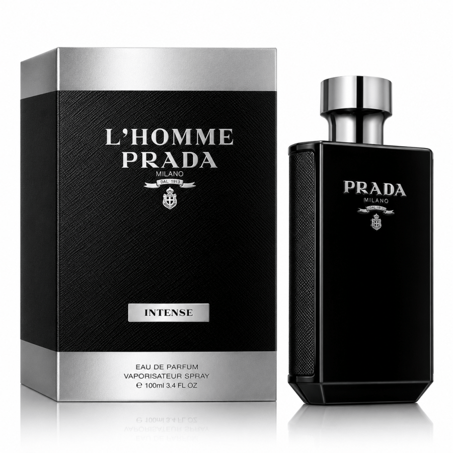 عطر برادا لوم إنتنس للرجال 100 مل – أو دو بارفيوم إنتنس | Prada L'Homme Intense Eau de Parfum Intense 100ml