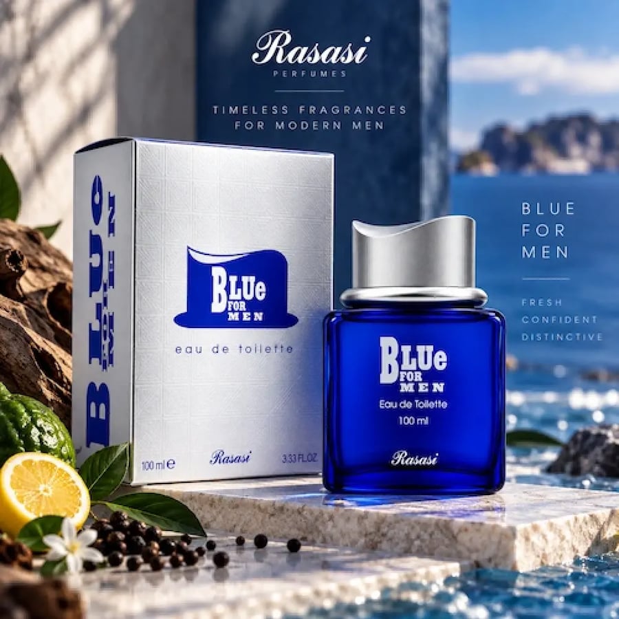 عطر الرصاصي بلو للرجال أو دو تواليت 100 مل | Rasasi Blue For Men EDT 100ml