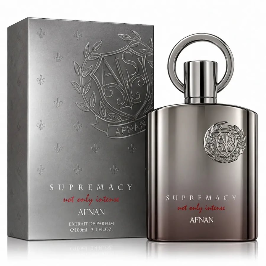 عطر أفنان سوبريماسي نوت أونلي إنتنس للرجال إكستريت دو بارفيوم 100 مل | Afnan Supremacy Not Only Intense for Men Extrait de Parfum 100ml
