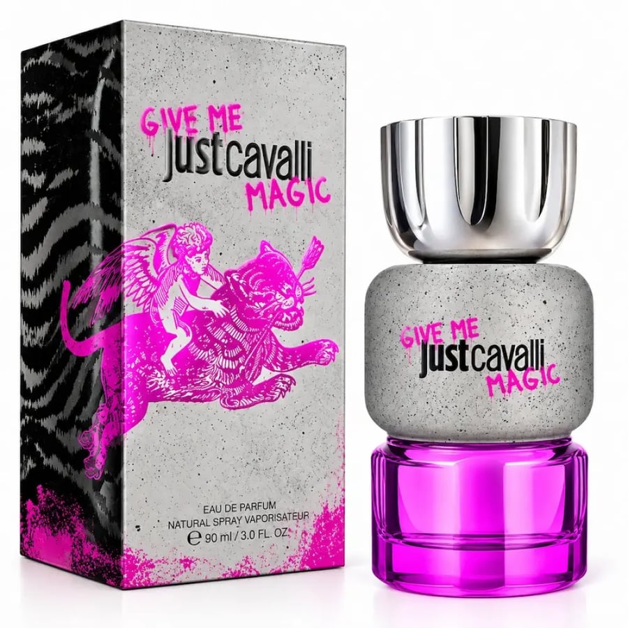 عطر جست كافالي جيف مي ماجيك للنساء أو دو بارفيوم 90 مل | Just Cavalli Give Me Magic EDP 90ml