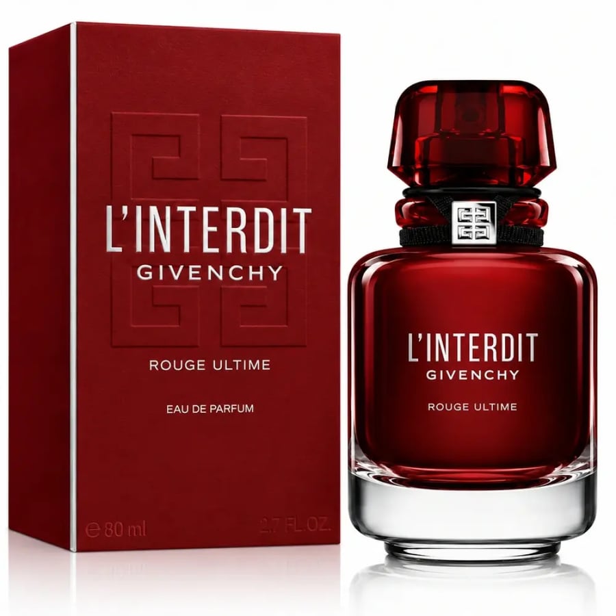 عطر جيفنشي لانتردي روج ألتيم للنساء أو دو بارفيوم 80 مل | Givenchy L’Interdit Rouge Ultime EDP 80ml