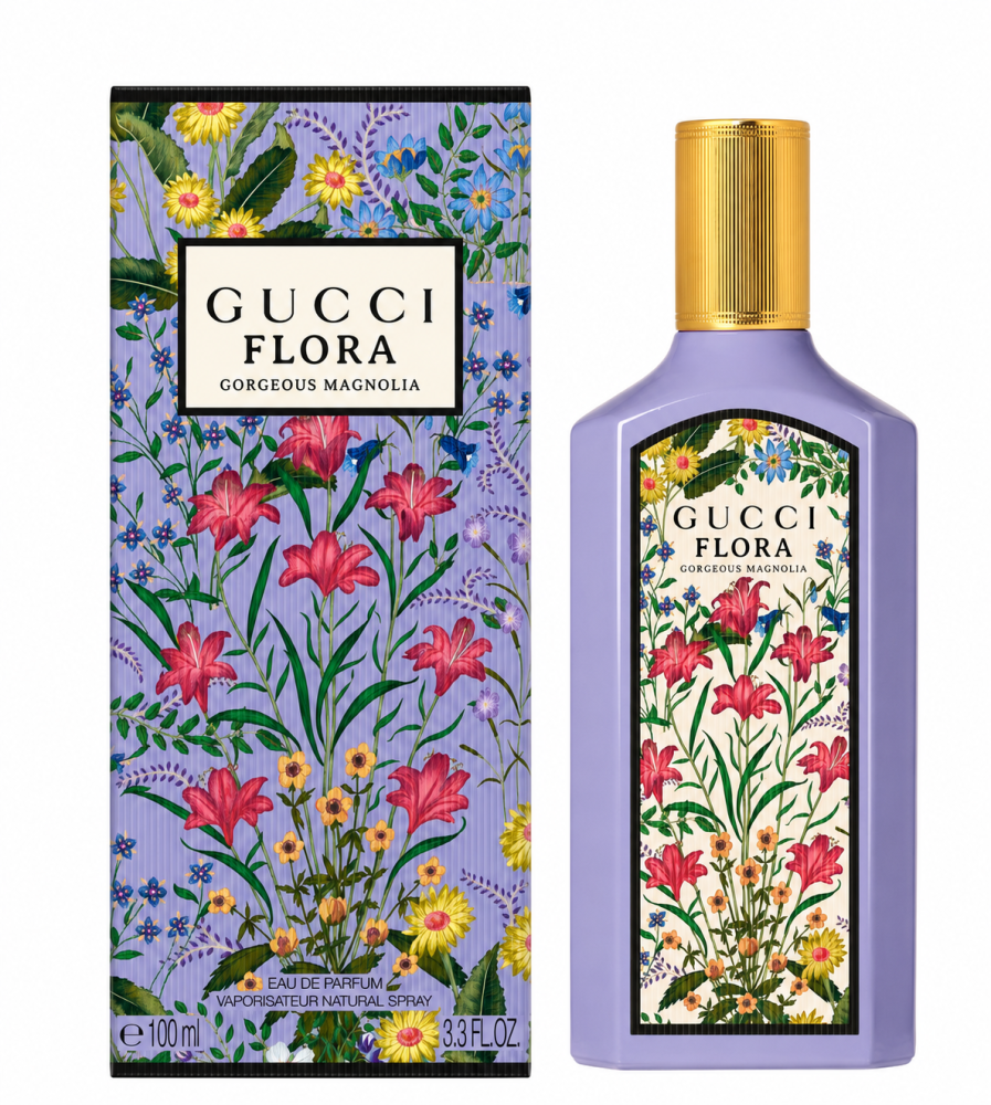 عطر قوتشي فلورا جورجيوس ماغنوليا للنساء أو دو بارفيوم 100 مل | Gucci Flora Gorgeous Magnolia EDP 100ml