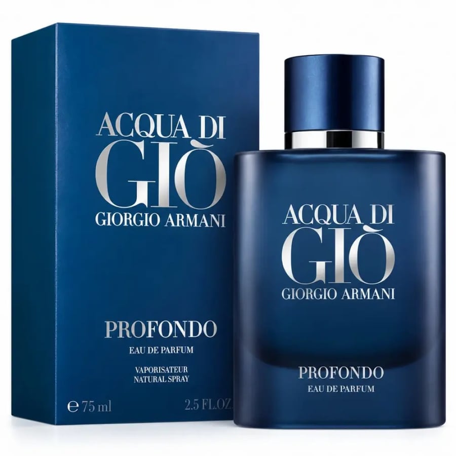 عطر جورجيو أرماني أكوا دي جيو بروفوندو للرجال أو دو بارفيوم 75 مل | Giorgio Armani Acqua di Giò Profondo EDP 75ml