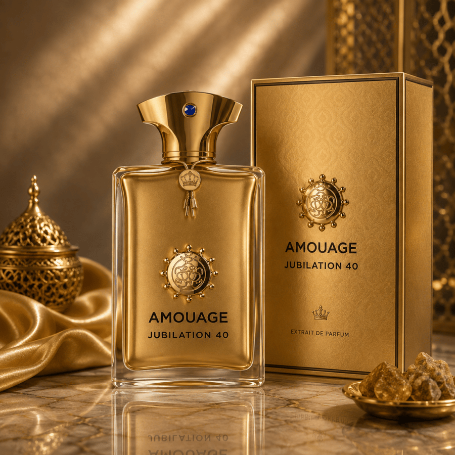 (تستر) أمواج جوبيليشن 40 مان إكستريت دي بارفيوم للرجال 100 مل | Tester Amouage Jubilation 40 Man Extrait de Parfum 100ml