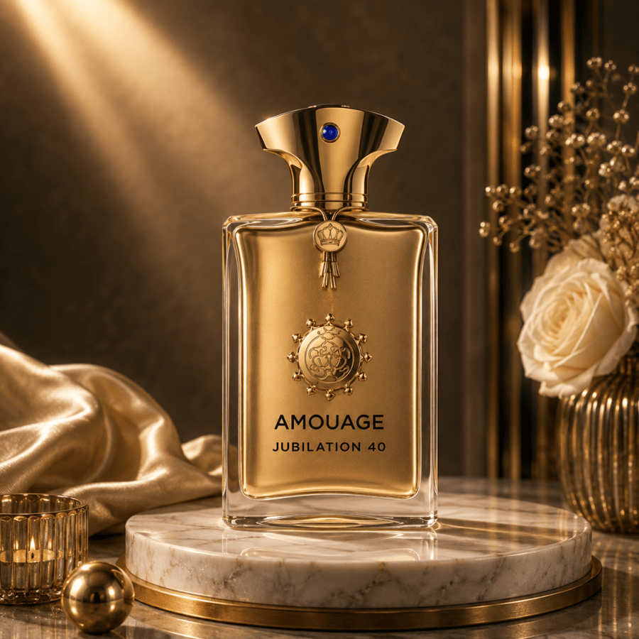(تستر) أمواج جوبيليشن 40 مان إكستريت دي بارفيوم للرجال 100 مل | Tester Amouage Jubilation 40 Man Extrait de Parfum 100ml