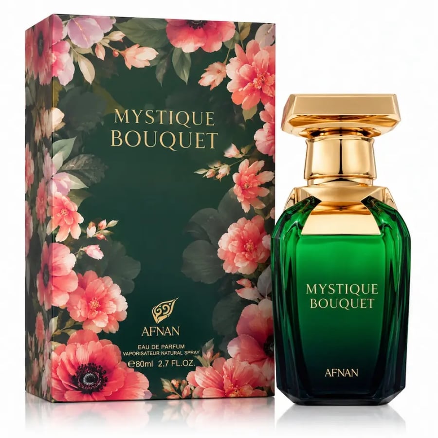 عطر أفنان ميستيك بوكيه للنساء أو دو بارفيوم 80 مل | Afnan Mystique Bouquet for Women Eau de Parfum 80ml